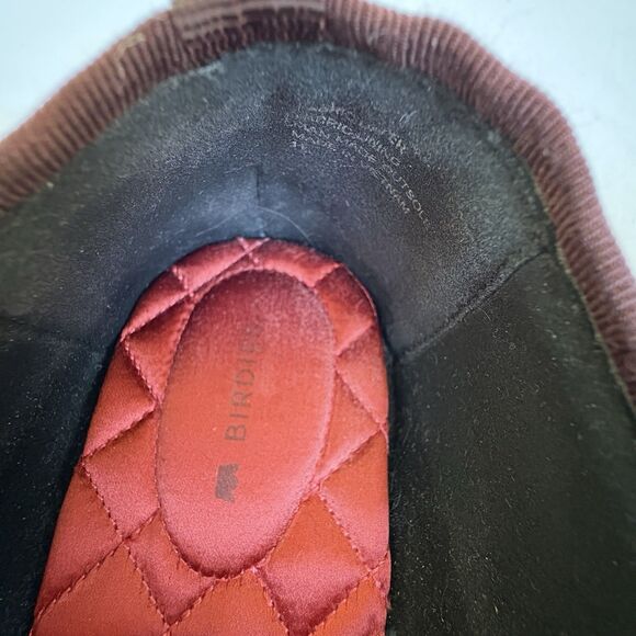 Birdies The Starling loafers in Bordeaux velvet with sequin embroidery Size 11 - Picture 11 of 15